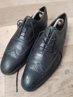 zwarte schoenen Van Lier (brogues), Gedragen, Van Lier, Veterschoenen, Zwart