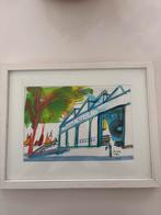 Guus van Eck - Thomas Regout gouache, Antiek en Kunst, Kunst | Schilderijen | Modern, Ophalen of Verzenden