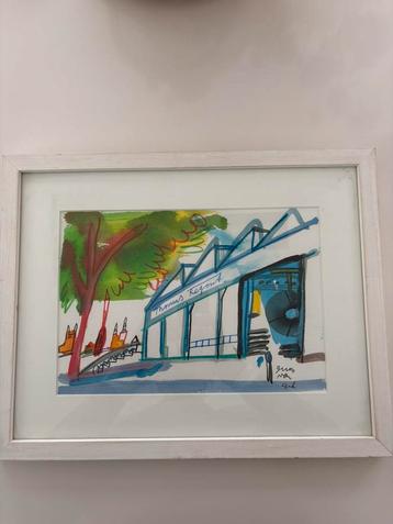 Guus van Eck - Thomas Regout gouache beschikbaar voor biedingen