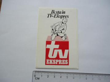 sticker oud Suske Wiske LAMBIK strip tv ekspres belgie retro beschikbaar voor biedingen
