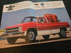 Brochure Chevrolet Pickups 1981 USA, Boeken, Auto's | Folders en Tijdschriften, Ophalen of Verzenden, Zo goed als nieuw, Chevrolet
