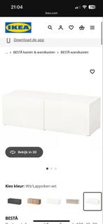 Ikea Besta TV Meubel Wit, Huis en Inrichting, Kasten | Televisiemeubels, Ophalen, Kunststof, 100 tot 150 cm, Nieuw