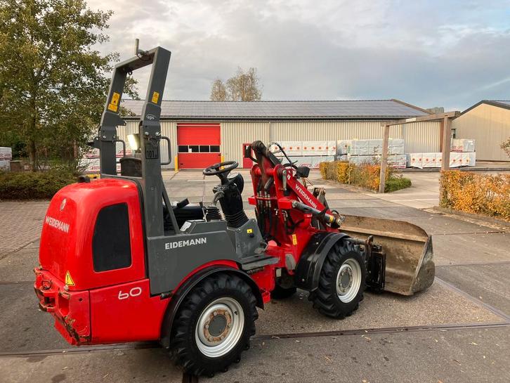 Weidemann 1260 mini shovel | BJ 2014 | 1320 u | bak + vorken, Zakelijke goederen, Machines en Bouw | Kranen en Graafmachines, Wiellader of Shovel