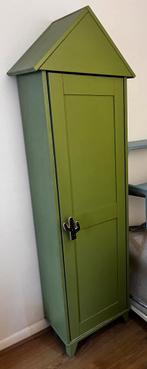 Groene Huisjeskast Kinderkamer TEAB, Huis en Inrichting, Kasten | Kledingkasten, Ophalen, Minder dan 50 cm, Gebruikt, 150 tot 200 cm