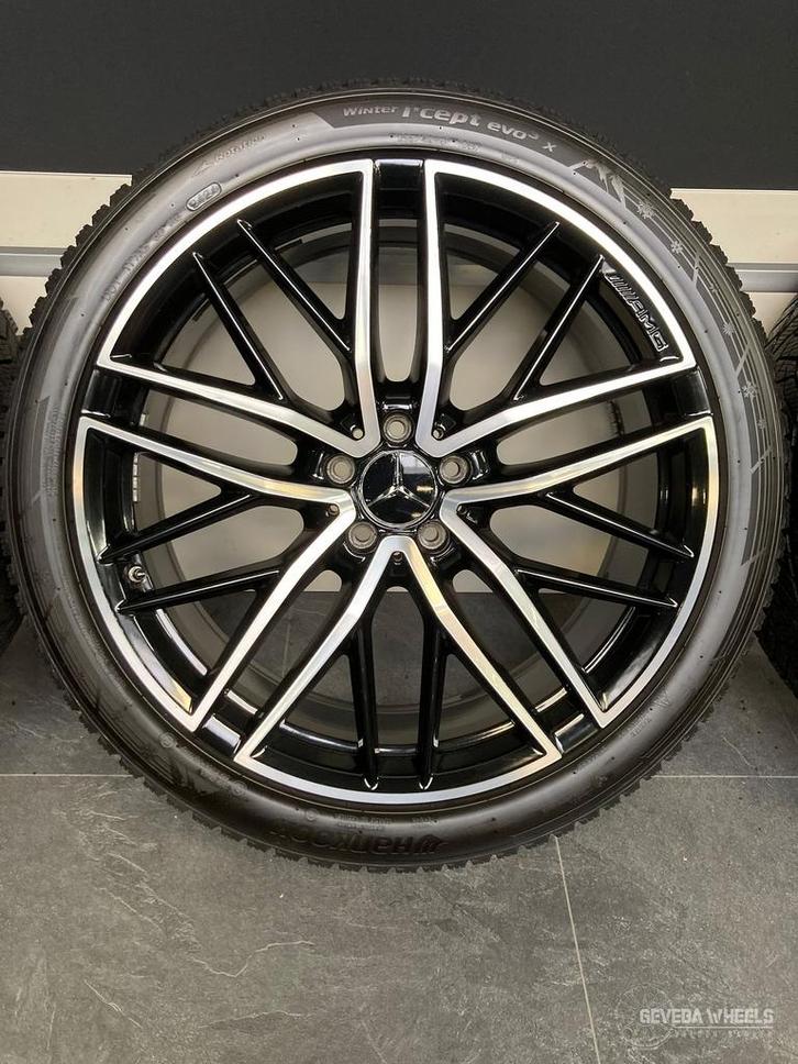 21” originele Mercedes GLC W253 AMG velgen + winterbanden, Auto-onderdelen, Banden en Velgen, Banden en Velgen, Winterbanden, 21 inch