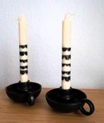 LEEFF CANDLE HOLDER CHRIS BLACK  (BLAKER ), Huis en Inrichting, Woonaccessoires | Kandelaars en Kaarsen, Ophalen, Overige materialen