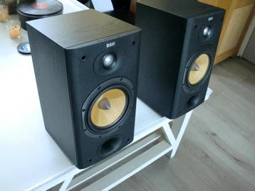 Bowers & Wilkins DM601 S3 black ash nieuwstaat. B&W. beschikbaar voor biedingen