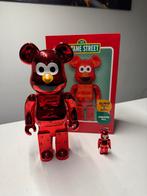 Bearbrick Sesame Street Elmo 400% 100% Chrome, Ophalen of Verzenden, Nieuw