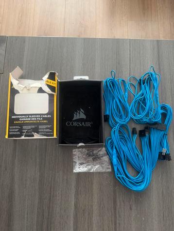Corsair voeding type 4 kabel set blauw beschikbaar voor biedingen