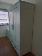 Witte kledingkast, Huis en Inrichting, Kasten | Kledingkasten, Ophalen, Zo goed als nieuw, 50 tot 75 cm, 150 tot 200 cm