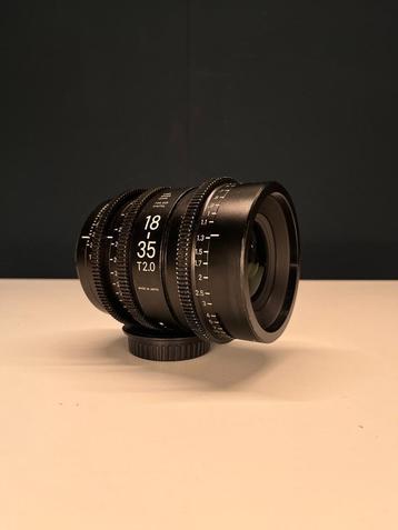 Sigma 18-35mm T2 F/CE Cine High Speed Zoom  - Canon EF Mount beschikbaar voor biedingen