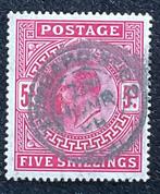 1902 King Edward VII Mi 116 of SG 263, Postzegels en Munten, Ophalen of Verzenden, Gestempeld