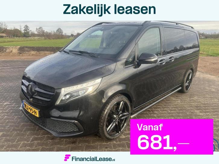 Mercedes V-klasse 300d Lang DC, Auto's, Bestelauto's, Bedrijf, Lease, Financial lease, 360° camera, ABS, Achteruitrijcamera, Airbags