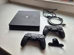 Playstation 4 console met 2 controlers, Ophalen, Zo goed als nieuw, Met 2 controllers, Slim