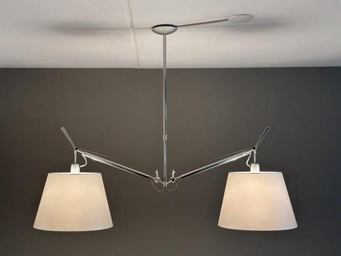 Artemide Tolomeo Basculante Sospensione Due Bracci Hanglamp, Huis en Inrichting, Lampen | Hanglampen, Zo goed als nieuw, 75 cm of meer