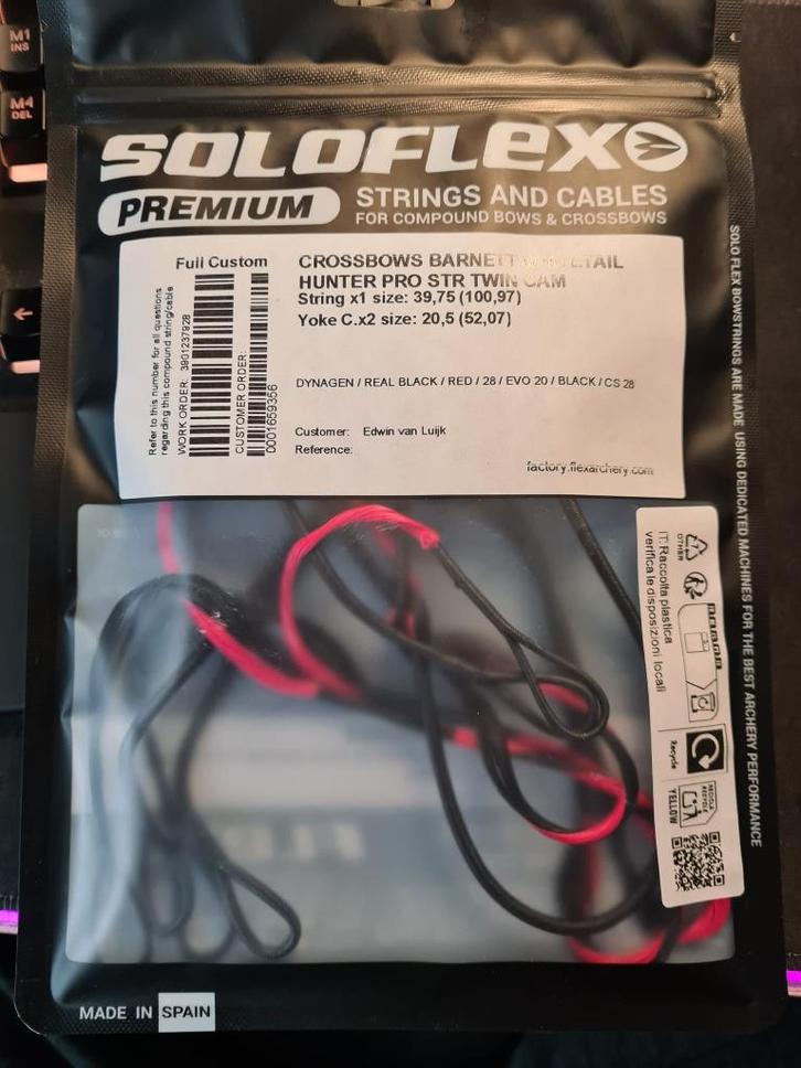 Compound pees / kabel en kruisboog compound pezen, Sport en Fitness, Handboogschieten, Nieuw, Overige typen, Ophalen of Verzenden
