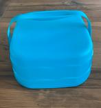 Taart / cakedoos Tupperware, Huis en Inrichting, Keuken | Tupperware, Ophalen of Verzenden, Zo goed als nieuw, Blauw, Overige typen