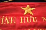 Vaandel Vietnam Hongarije Communistisch tijd Geborduurd, Ophalen of Verzenden