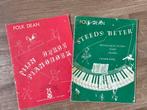 Folk Dean mijn derde pianoboek en Steeds beter tweede boek, Muziek en Instrumenten, Bladmuziek, Gebruikt, Overige genres, Les of Cursus