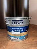 Sikkens Alphacryl pure mat SF 9010, 10 tot 15 liter, Ophalen, Nieuw, Wit