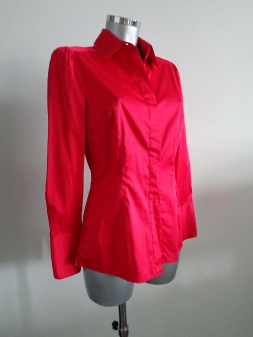 Duurzame blouse rood - designer Monique Collignon mt. 38, Kleding | Dames, Blouses en Tunieken, Nieuw, Maat 38/40 (M), Rood, Ophalen of Verzenden