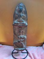 Antiek Boeddhistisch hout tempel paneel india azie 19e eeuws, Antiek en Kunst, Ophalen of Verzenden