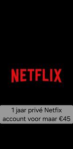 Privé Netflix profiel voor een jaar, Tickets en Kaartjes, Eén persoon, Overige soorten, Overige typen