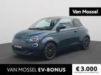 Fiat 500e La Prima 42 kWh | Leder | Navi | ECC | Cam | LMV |, Auto's, Fiat, 15 min, Gebruikt, Met garantie (alle), 4 stoelen