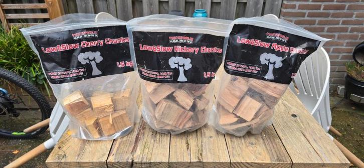 (18) vuurenrook Low&Slow chunks, Tuin en Terras, Barbecue-accessoires, Ophalen of Verzenden