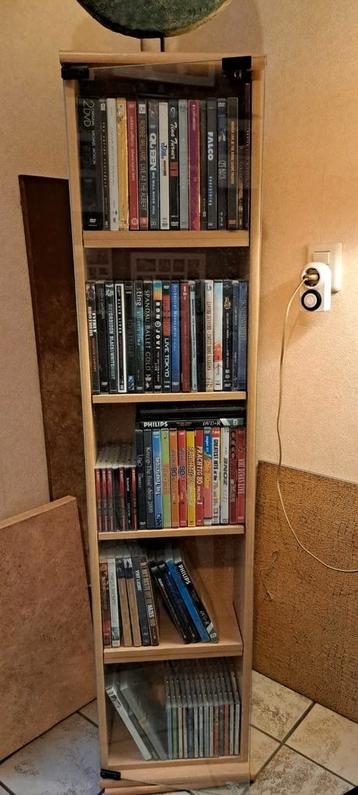 DVD en CD opbergkast Beuken kleur  beschikbaar voor biedingen
