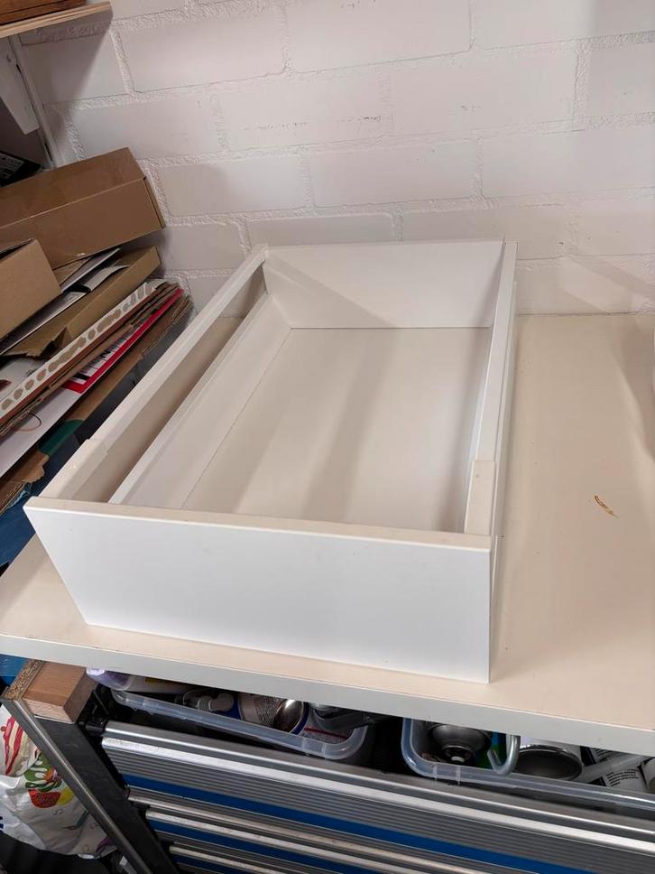 IKEA Maximera lade middel 40x60 wit met Utrusta ladefront, Huis en Inrichting, Keuken | Keukenelementen, Zo goed als nieuw, Minder dan 100 cm