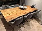 Mango houten tafel 2.40M, Huis en Inrichting, Tafels | Eettafels, Ophalen, 100 tot 150 cm, 200 cm of meer, Zo goed als nieuw