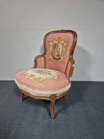 Antiek roze stoeltje, Ophalen of Verzenden