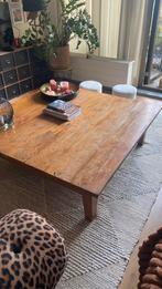 Massief hout, handgemaakt, 140x140, Gebruikt, 100 tot 150 cm, Verzenden, Minder dan 50 cm