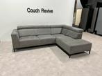 GRATIS LEVERING Z.G.A.N microleer hoekbank 265x200 Gereinigd, Ophalen of Verzenden, Zo goed als nieuw, 150 cm of meer, Vierpersoons of meer
