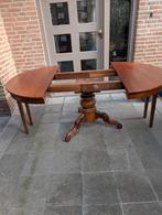 Antieke Uitschuifbare Tafel, Huis en Inrichting, Tafels | Eettafels, Gebruikt, Vier personen, Ovaal, Overige houtsoorten