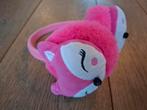 Roze oorwarmers met vosjes, Ophalen of Verzenden, Zo goed als nieuw