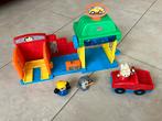 Fisher-Price Little People Garage & Auto, Ophalen of Verzenden, Gebruikt, Speelset
