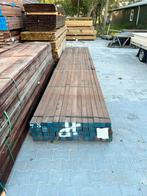 Hardhouten Paal 70x70 mm - 550 cm, Ophalen of Verzenden, Nieuw