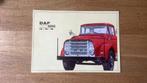 Brochure DAF Torpedo 13-16-18 1966, Ophalen of Verzenden, Zo goed als nieuw, Overige merken