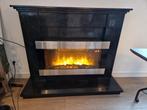 Prachtige sfeerhaard met zware schouw, Huis en Inrichting, Ophalen, Zo goed als nieuw, Vrijstaande haard, Elektrische haard
