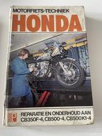 werkplaatshandboek HONDA CB350F & CB500F; 12,50 euro;, Motoren, Handleidingen en Instructieboekjes, Ophalen of Verzenden, Honda