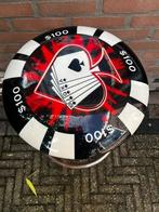 barkruk met pokerdesign, Huis en Inrichting, Barkrukken, Ophalen, Gebruikt, 60 tot 90 cm, 1 kruk