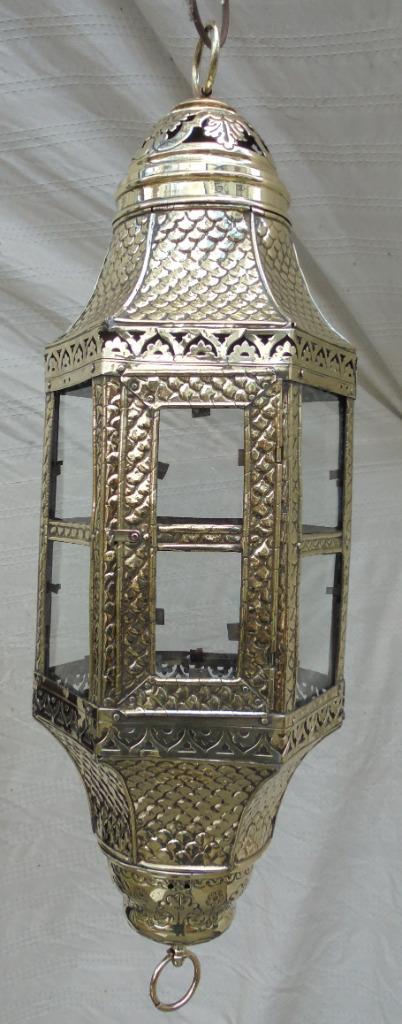 Hele grote antieke lantaarn kaarsenlantaarn lamp kandelaar, Antiek en Kunst, Antiek | Kandelaars, Koper of Brons, Ophalen of Verzenden