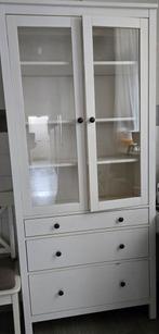 Vitrinekast Hemnes Ikea, Ophalen, Gebruikt, 50 tot 100 cm, 150 tot 200 cm