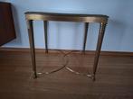 Handgemaakte bronzen Italiaanse tafel, Huis en Inrichting, Tafels | Bijzettafels, Ophalen, Zo goed als nieuw, 75 cm of meer, 60 cm of meer