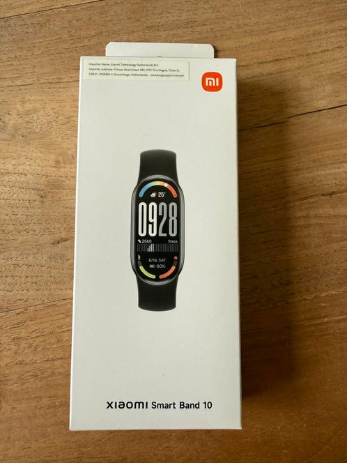 Xiaomi Smart Band 10 - Nieuw, Sieraden, Tassen en Uiterlijk, Activity trackers, Nieuw, Android, Zwart, Waterdicht, Ophalen