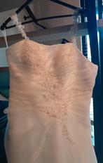 Elegante trouwjurk, maat 42-48, met sleep, Kleding | Dames, Trouwkleding en Trouwaccessoires, Trouwjurk, Wit, Ophalen of Verzenden