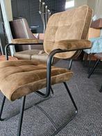 Eetkamerstoel velours koopmans metalen frame opruiming, Huis en Inrichting, Stoelen, Ophalen of Verzenden, Nieuw, Overige kleuren