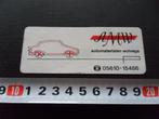 sticker Wolvega A.M.W. automaterialen 05610-15486, Ophalen, Zo goed als nieuw, Bedrijf of Vereniging